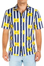 Camicia uomo hawaiana manica
