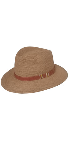 Cappello travel crochet raffia - cappello,