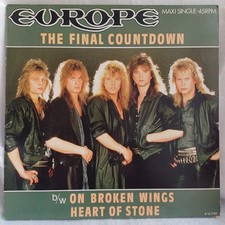 DISCO 12" MIX 45 GIRI EUROPE THE FINAL COUNTDOWN EPC 12.7127 RISTAMPA 1986