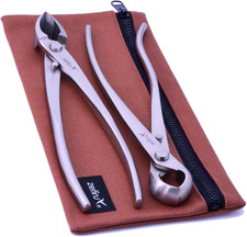 Kit Di Attrezzi per Bonsai Da 210 Mm in Acciaio Inox - Tronchese Sferica, Tronch