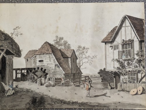 Antico quadro acquerello