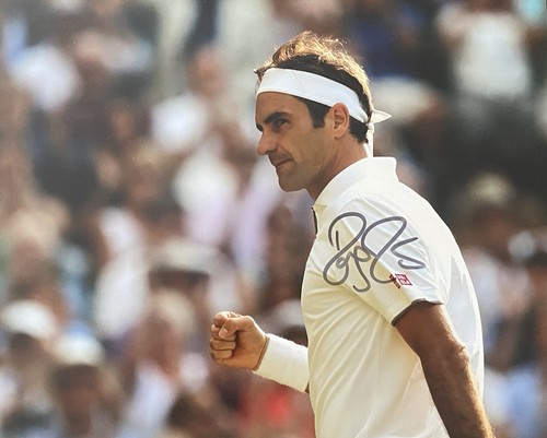 Roger federer hand signed - hand, 8x10