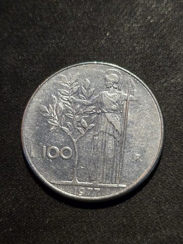 Italia 100 lire 1977 vz - italia,