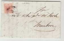 STORIA POSTALE - 1850 LOMBARDO