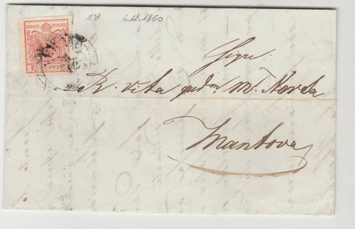 Storia postale 1850 lombardo - postale,