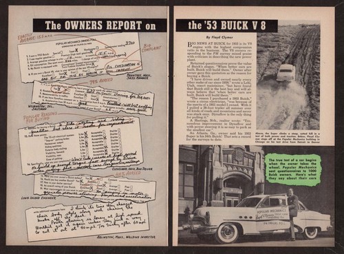 1953 buick pages vintage - 1953, 11-pages