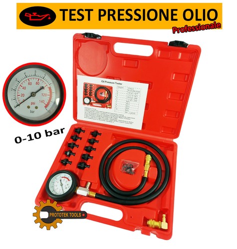 Kit prova pressione pompa - prova, olio