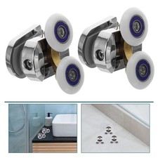 Ruote Rulli Porta Doccia 4pz Ricambi Top e Fondo Doccia