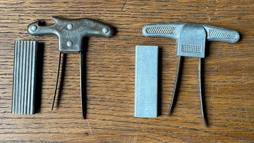 Ancien tire bouchon lames - ancien, a