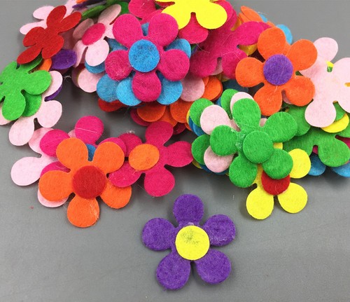 200pz applique feltro forma - feltro,