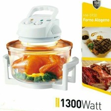 Forno Alogeno Hoomei 1300 W Ventilato ad Aria Capienza 12 L Cottura Senza Olio  