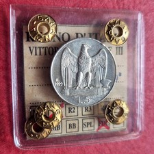 5 Lire 1929 Aquilino 1 rosetta