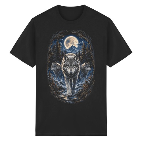 Shirt fantasia lupo unisex - fantasia,