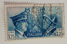 FRANCOBOLLO HITLER-MUSSOLINI