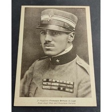 Cartolina Il Maggiore Francesco Baracca da Lugo - Asso dell'Aviazione Italiana