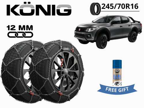 Catene neve konig 12mm - neve,