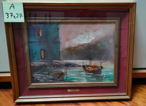 Quadro olio tavola rizzo - olio, g.