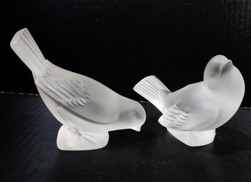 Pair lalique crystal - pair,