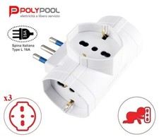 ADATTATORE TRIPLA MULTIPRESA