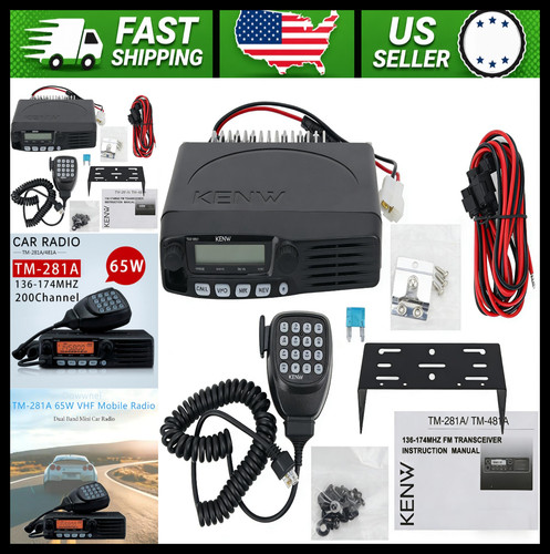 Radio mobile vhf - vhf, 65w