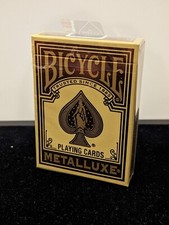 Bicycle Metalluxe Gold 2022 Holiday Edition Playing Cards