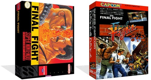 Final fight snes game case - case, box