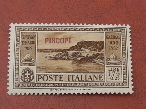 1932 regno italia egeo - regno, piscopi