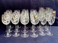 18 Calici Cristallo di Boemia