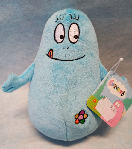 Peluche barbapapa azzurro - peluche,