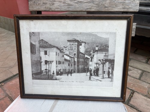 Antica stampa fanano vintage - fanano,