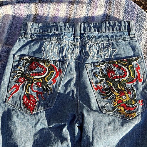 Jeans denim lavaggio blu - , ninth