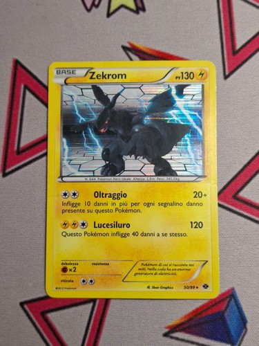 Carta pokémon zekrom 99 - carta,