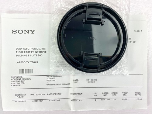 Sony 429270301 tappo - , obiettivo