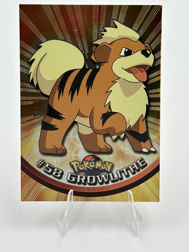 Topps pokemon growlithe 58 - tv, #58