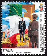 Italia 2023 Seconda Guerra Mondiale,Martire Seconda Guerra,Uniformi Militari Polizia Gendarmeria,Bandiera MNH
