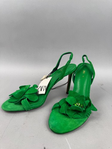 Zara sandali slingback verdi - sandali,