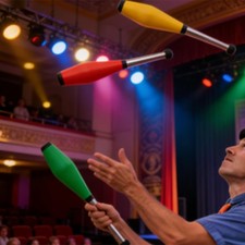 Set di 3 clave da giocoleria