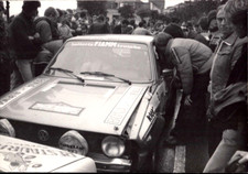 FOTO AUTO DA RALLY ANNI '70 - VW GOLF - RALLYE SANREMO --