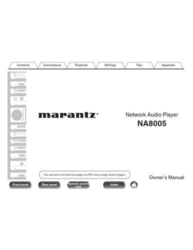Marantz na8005 network - marantz,