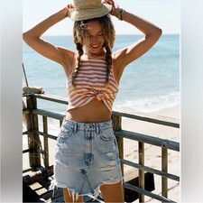 Gonna denim distrutta