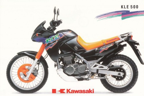 Kawasaki kle 500 depliant - kawasaki,