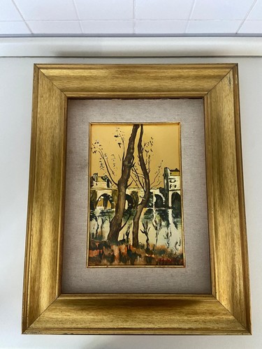 Quadro vintage acrilico - vintage,