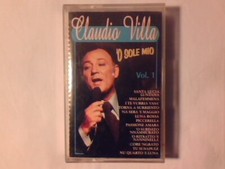 CLAUDIO VILLA Vol. 1 - O' sole mio mc cassette k7 COME NUOVA LIKE NEW!!!