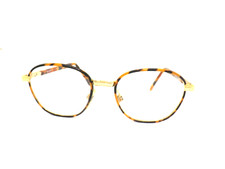 montatura per occhiali da vista uomo vintage anni 80 metallo oro young metalflex