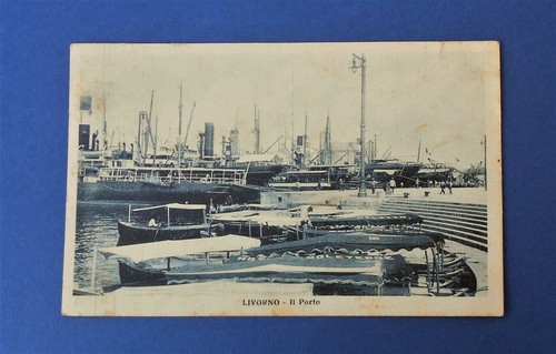 Cartolina livorno porto - il,