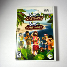 The Sims 2 Castaway Nintendo Wii Completo - Versione Inglese Francese