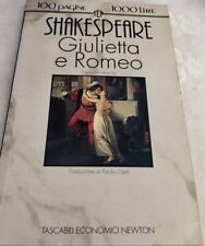 Giulietta e Romeo Shakespeare Traduzione Paola Ojetti Tascabili Newton 1992