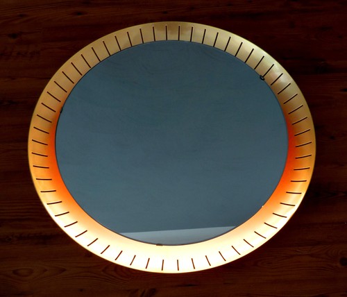 Specchio rotondo illuminato