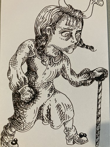 Disegno inchiostro surrealista - inchiostro,
