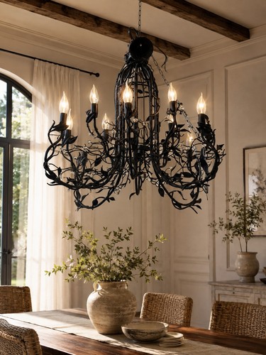 Lampadario luci ferro - luci, in